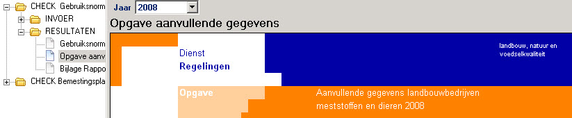 2008.11 opgave aanvullende gegevens