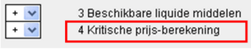 2012.05 Uitgebreide kritische prijsberekening