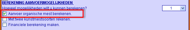 2013.03 Mogelijkheden aanvoerberekening uitgebreid