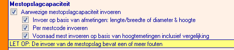 2014.15 Mestopslagcapaciteit controle