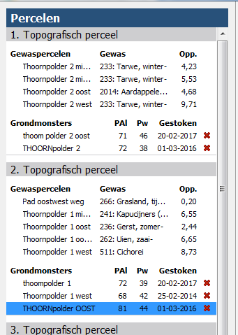 2018.06 GEO tool Percelenlijst