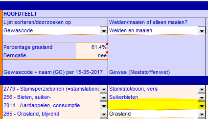 2018.06 GEO tool Veelgestelde vragen ontbrekende gewascode