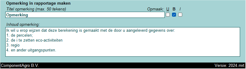 2024.02 GLBAdvies - opmerking rapport