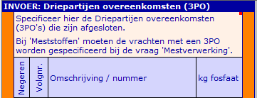 2025.07 Mestverwerking - Opmerkingen invoer 3PO