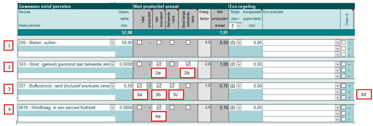 AdviestoolGLB - NPA - invoer details